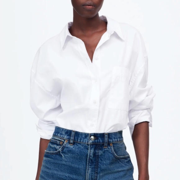 Madewell The Perfect Vintage Mid-Length Jean Shorts - Picture 2 of 5